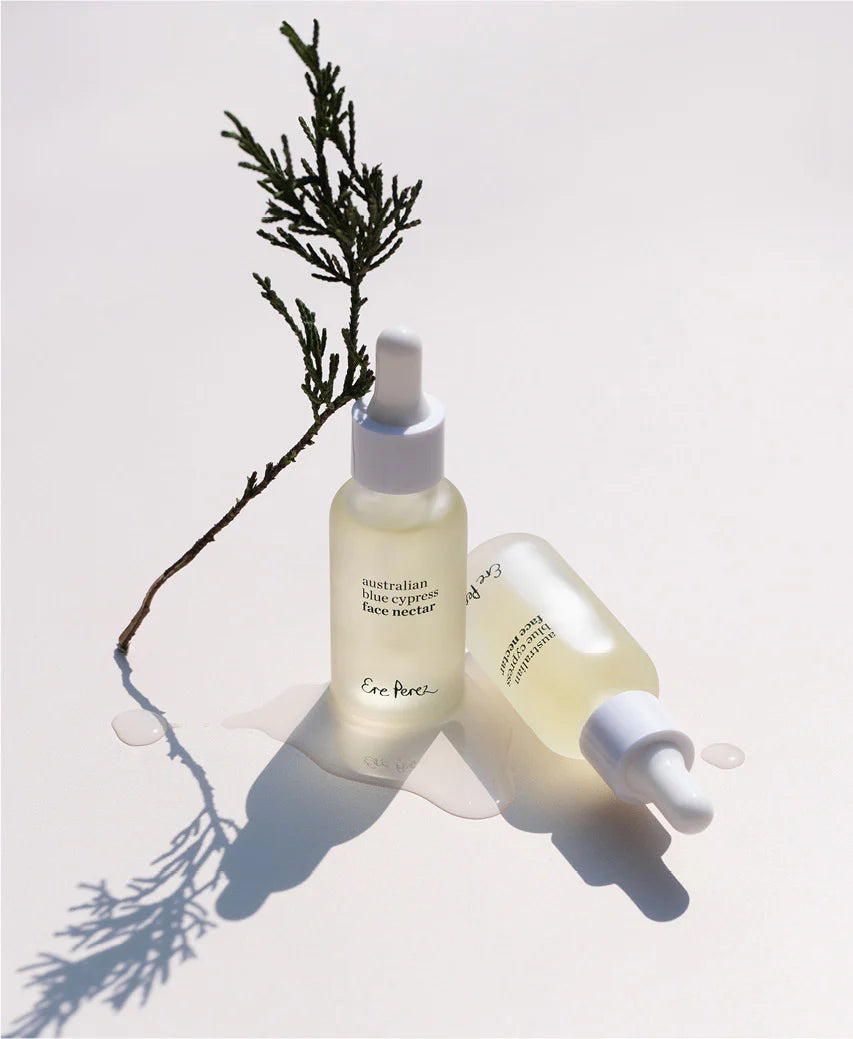 Australian Blue Cypress Face Nectar Serum from ERE PEREZ available online on Qiyorro