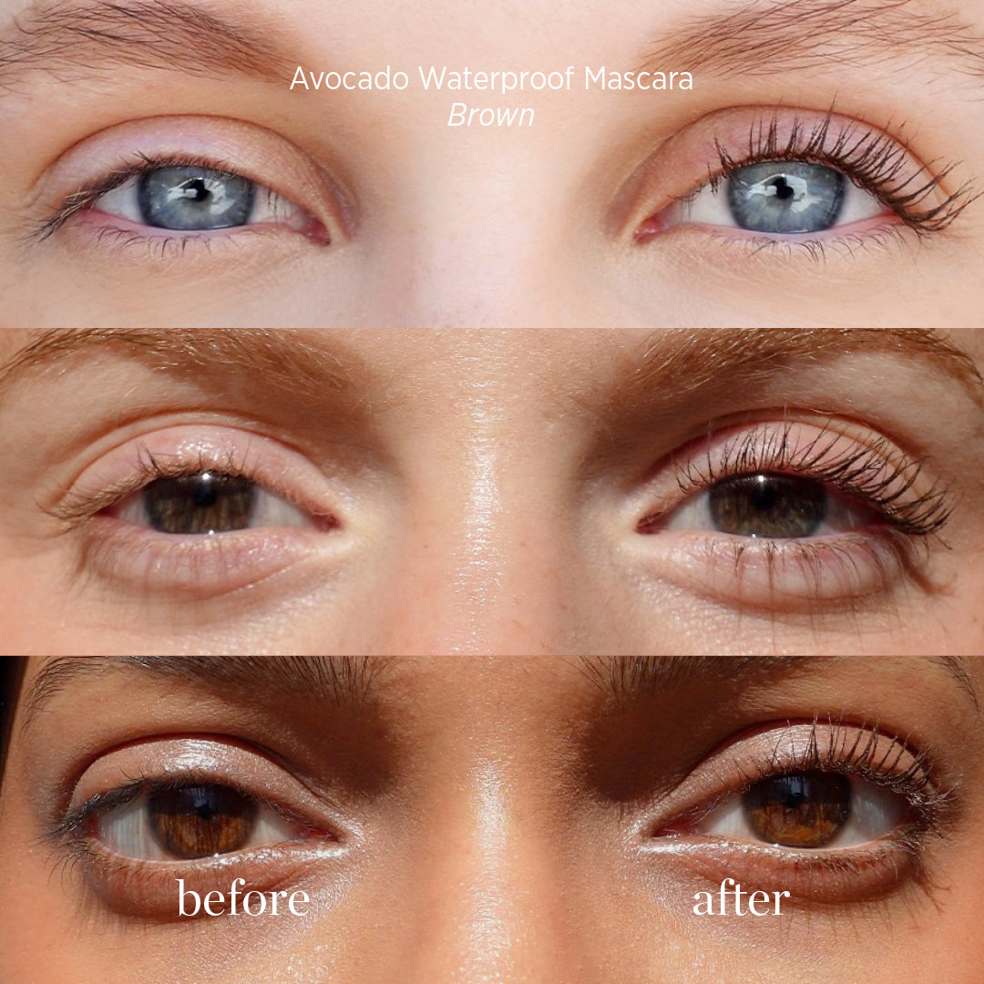 Avocado Waterproof Mascara - Brown from ERE PEREZ available online on Qiyorro
