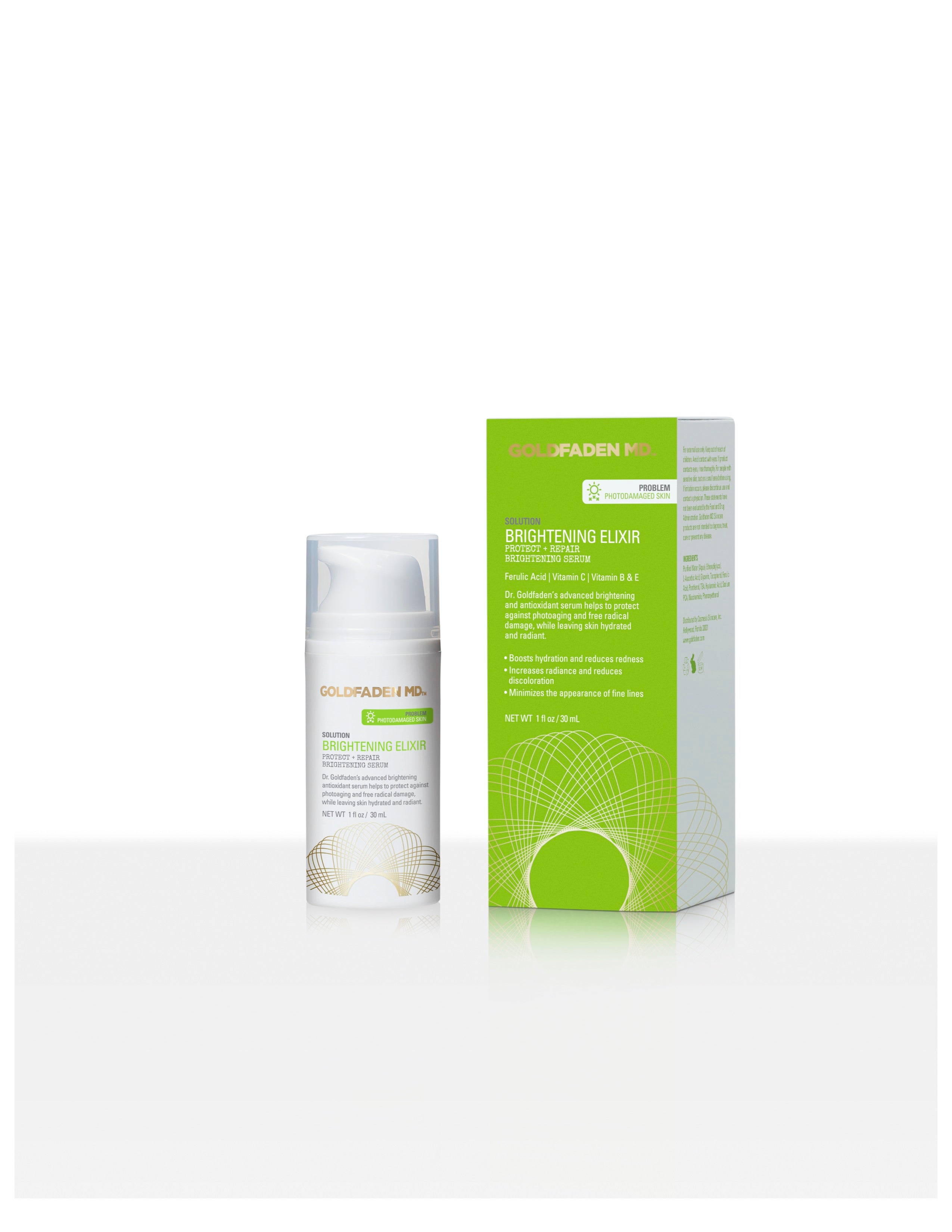 Brightening Elixir from GOLDFADEN MD available online on Qiyorro