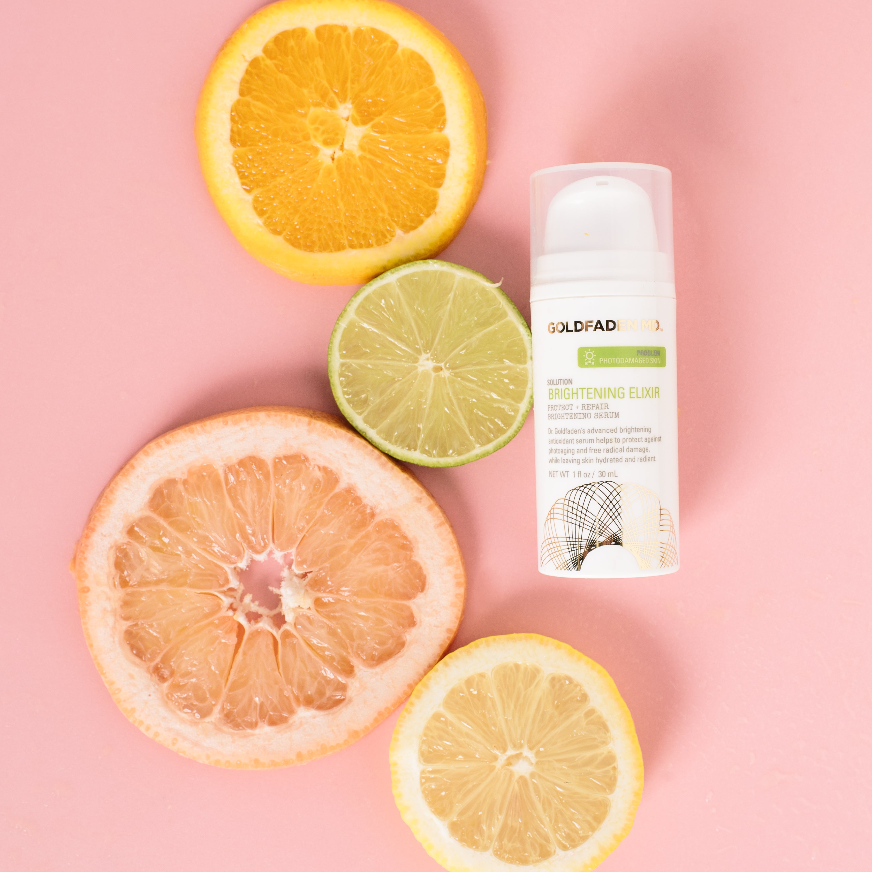 Brightening Elixir from GOLDFADEN MD available online on Qiyorro