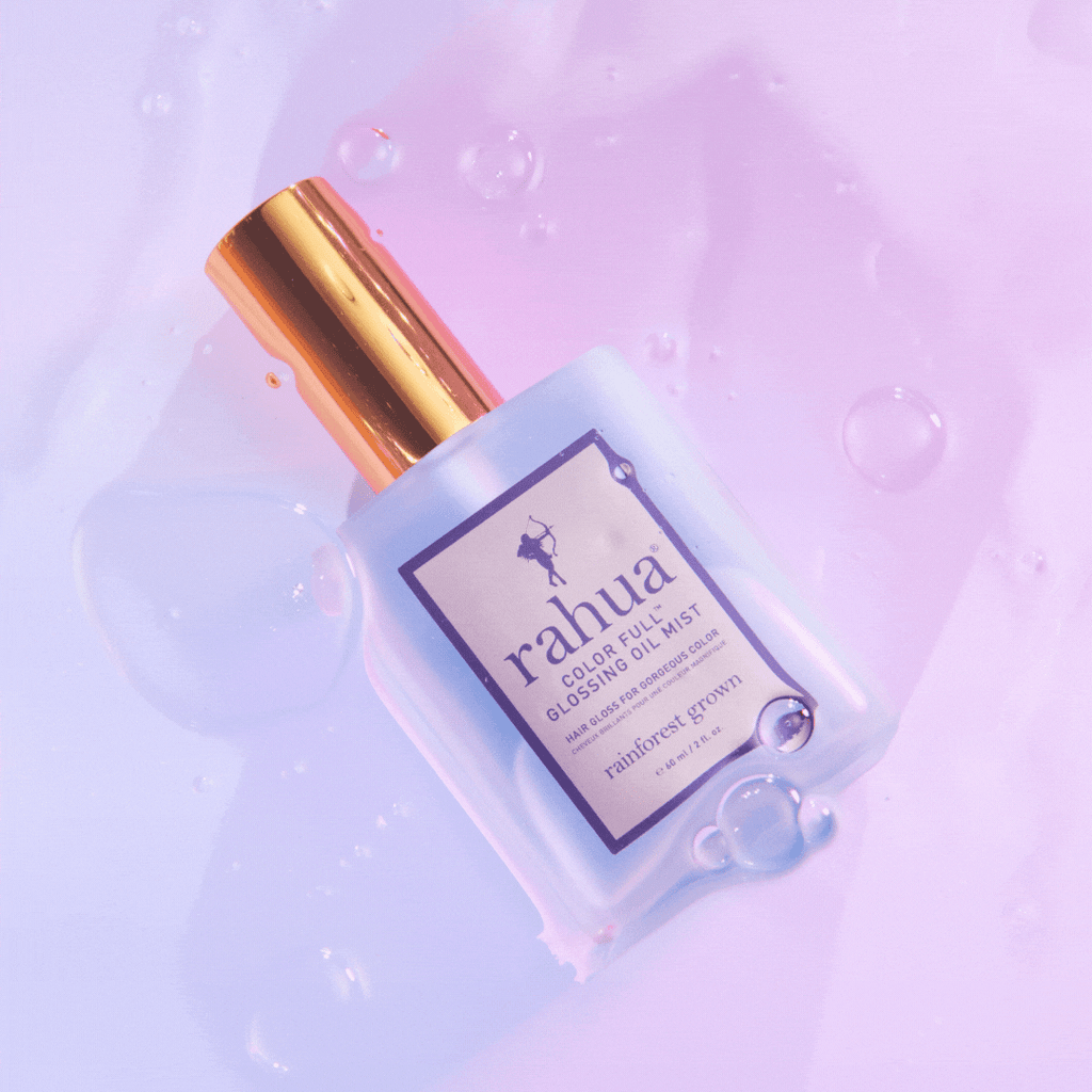 Color Full Glossing Oil Mist from Rahua available online on Qiyorro