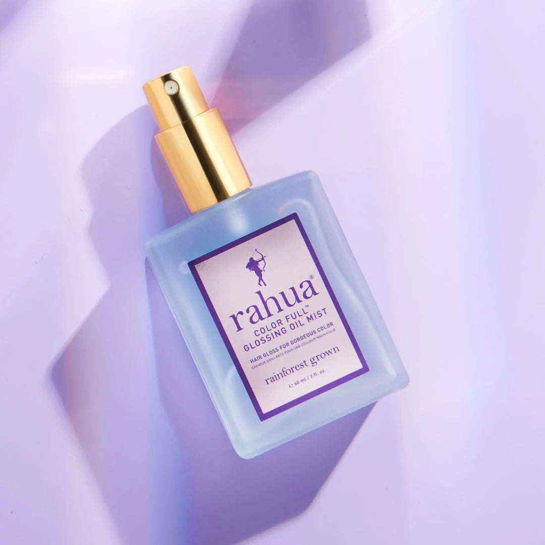 Color Full Glossing Oil Mist from Rahua available online on Qiyorro