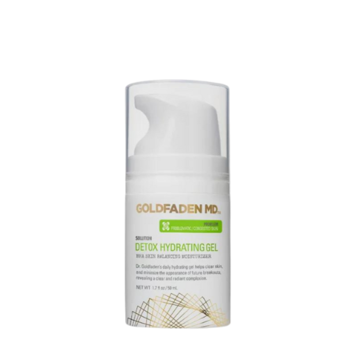 DETOX HYDRATING GEL - BHA Skin Balancing Moisturizer from GOLDFADEN MD available online on Qiyorro
