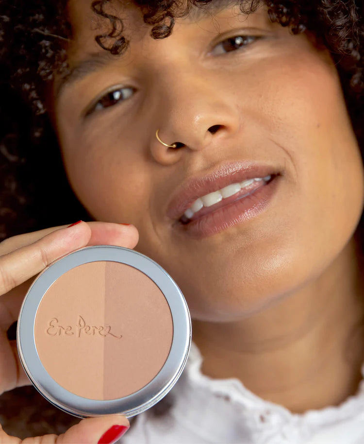 Ere Perez Rice Powder Blush & Bronzer - Roma - Qiyorro