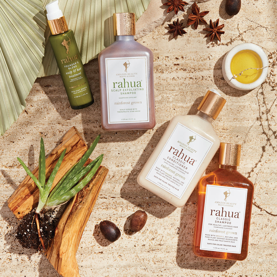Healthy Microbiome Scalp Set from RAHUA available online on Qiyorro