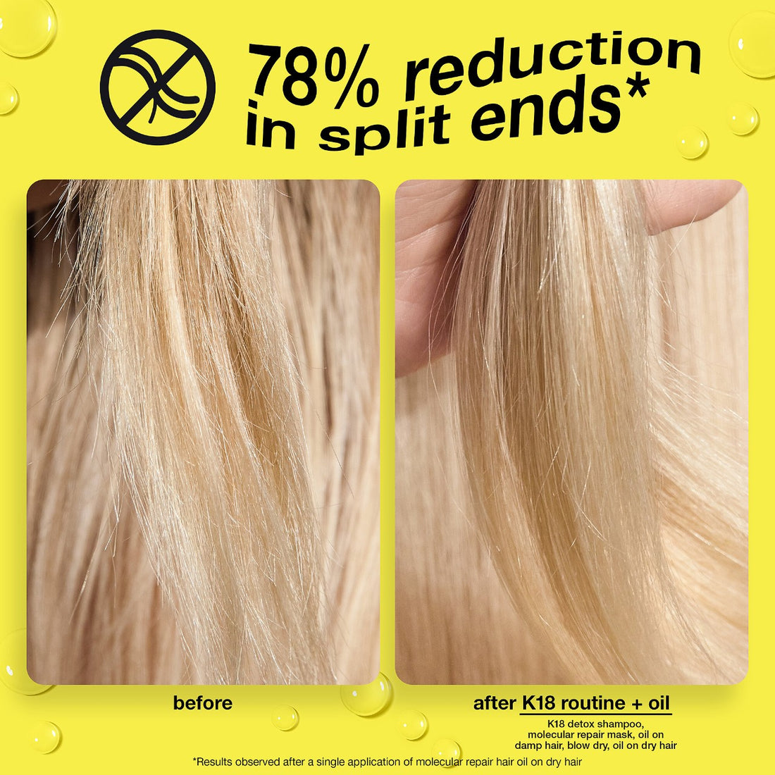 K18 Molecular Repair Hair Oil Hair Oil from K18 available online on Qiyorro