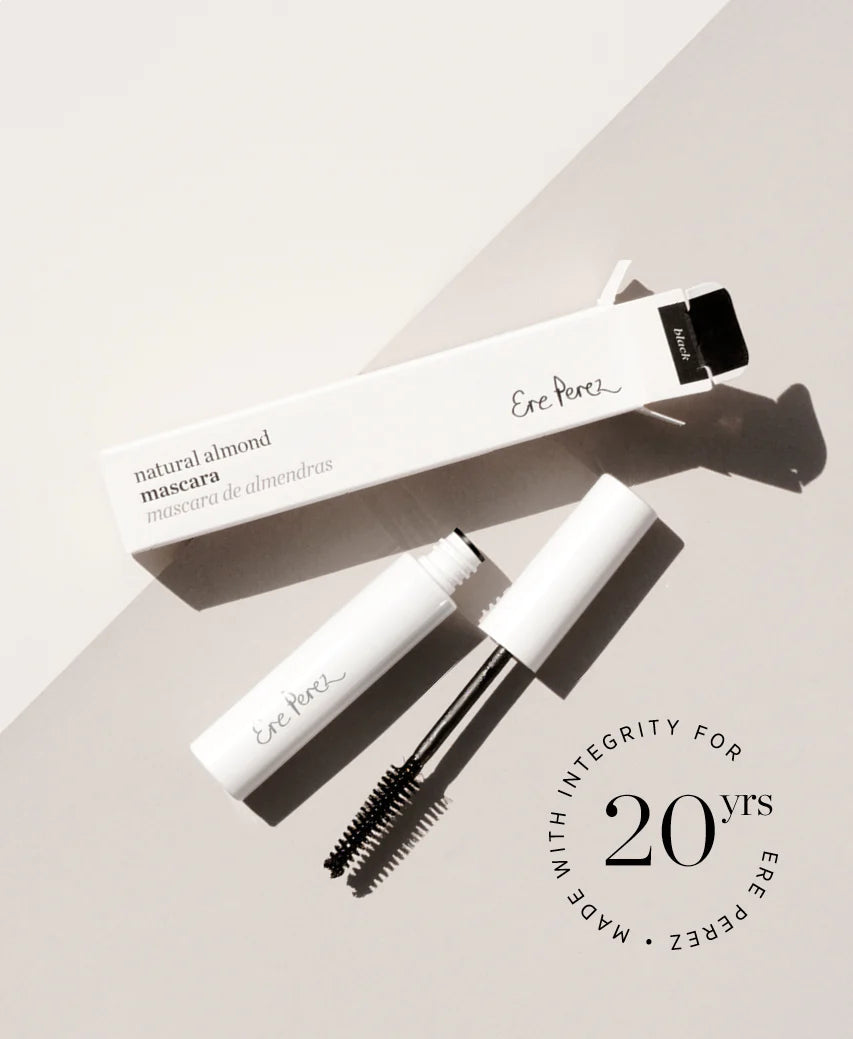Natural Almond Mascara from ERE PEREZ available online on Qiyorro