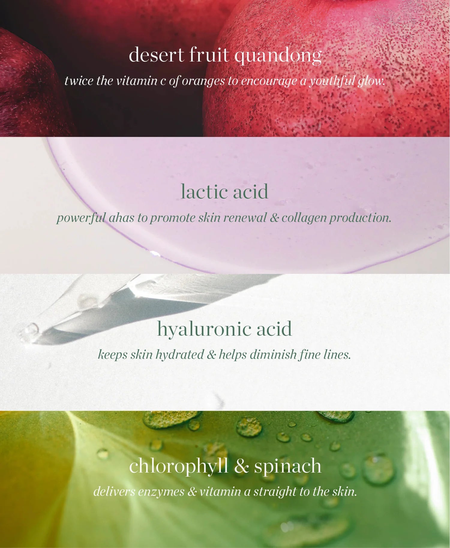 Quandong Green Booster Serum from ERE PEREZ available online on Qiyorro