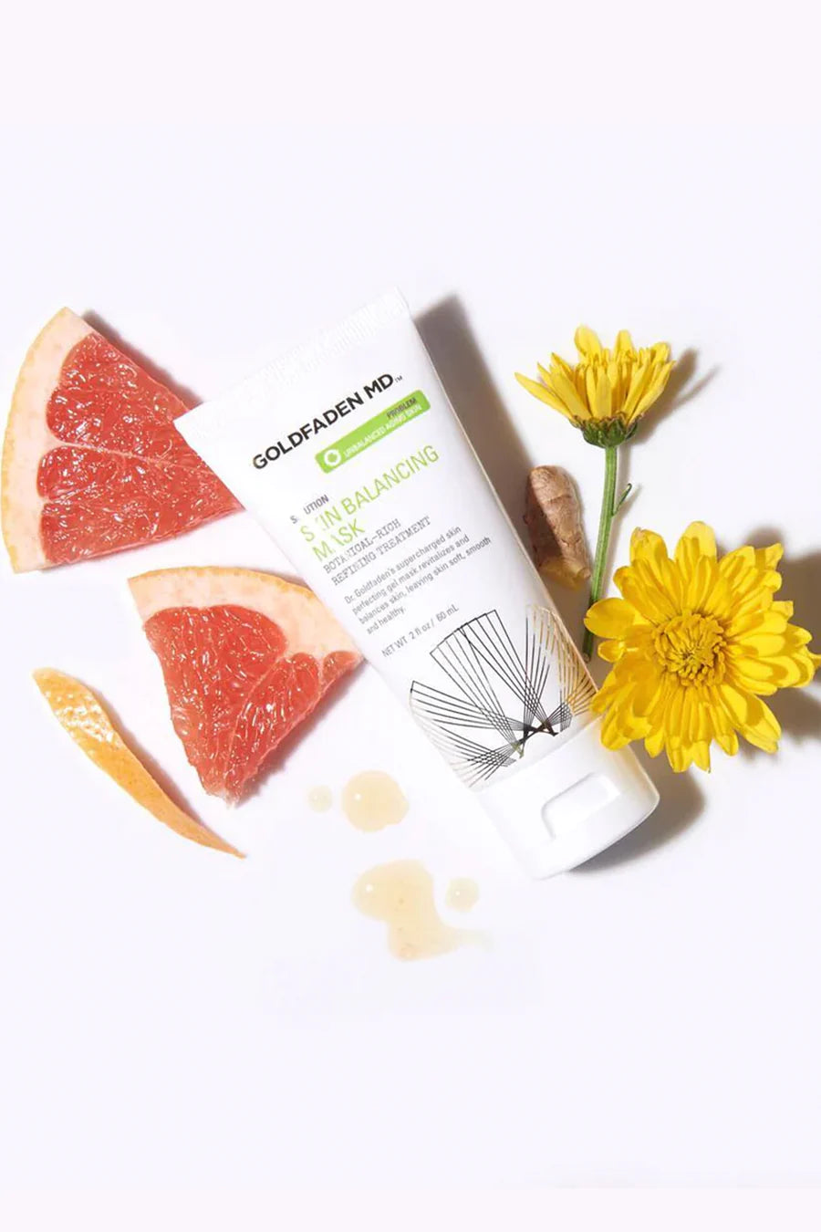 Skin Balancing Mask - Botanical-Rich Refining Treatment Face Mask from GOLDFADEN MD available online on Qiyorro