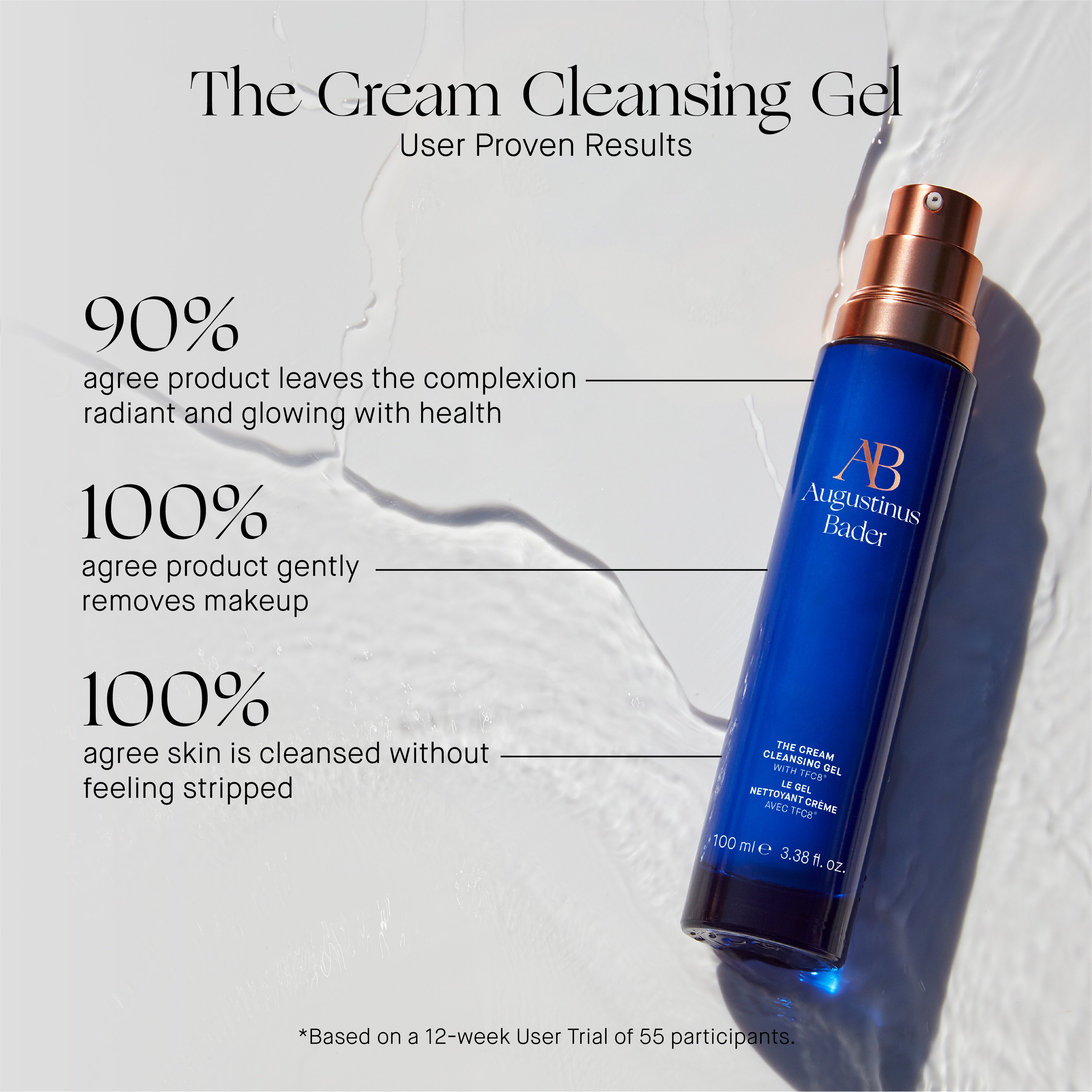 The Cream Cleansing Gel 100ml Cleansers from Augustinus Bader available online on Qiyorro