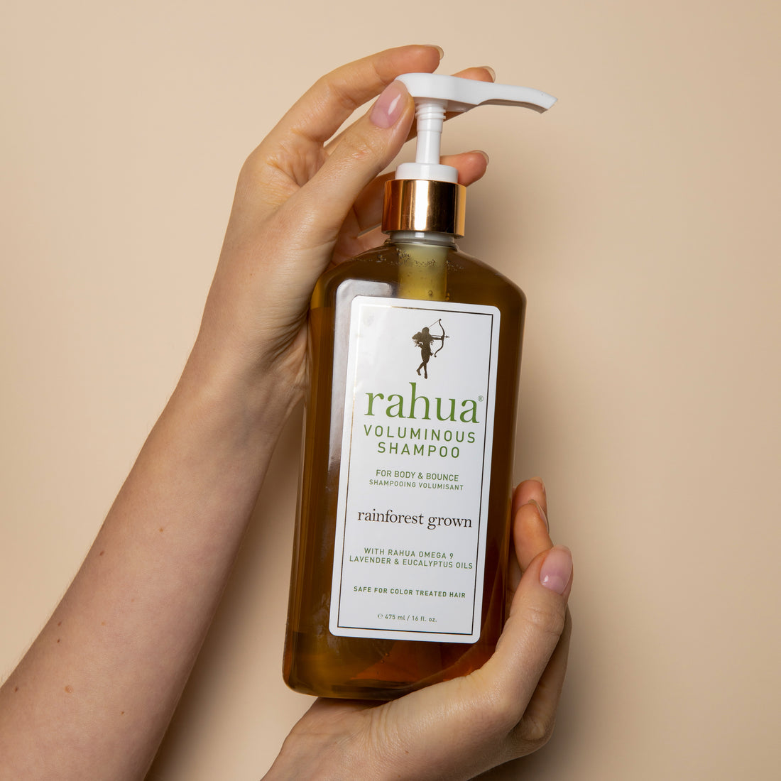 Voluminous shampoo lush Pump 16 oz Shampoo from RAHUA available online on Qiyorro