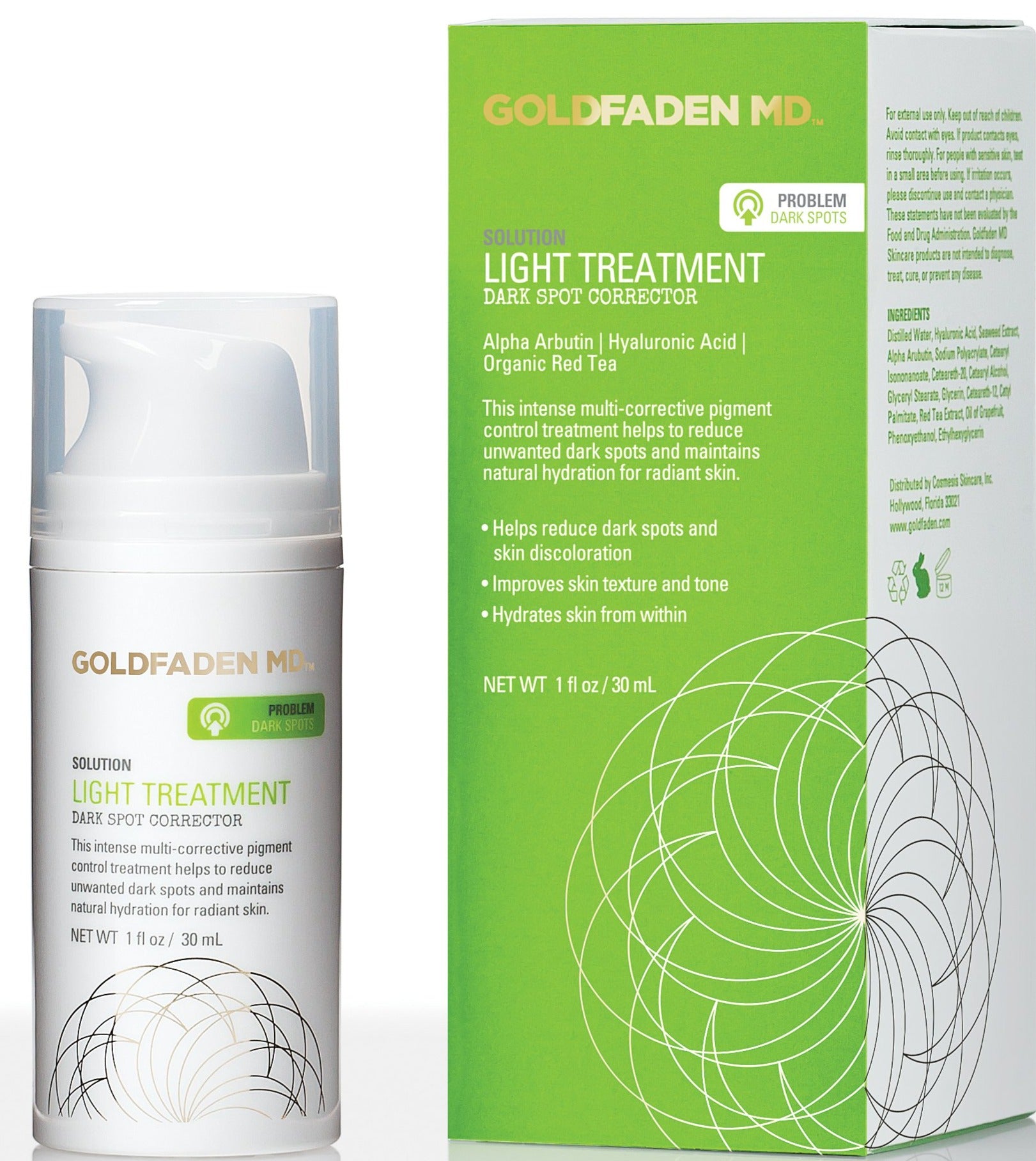 LIGHT TREATMENT - Dark Spot Corrector from GOLDFADEN MD available online on Qiyorro