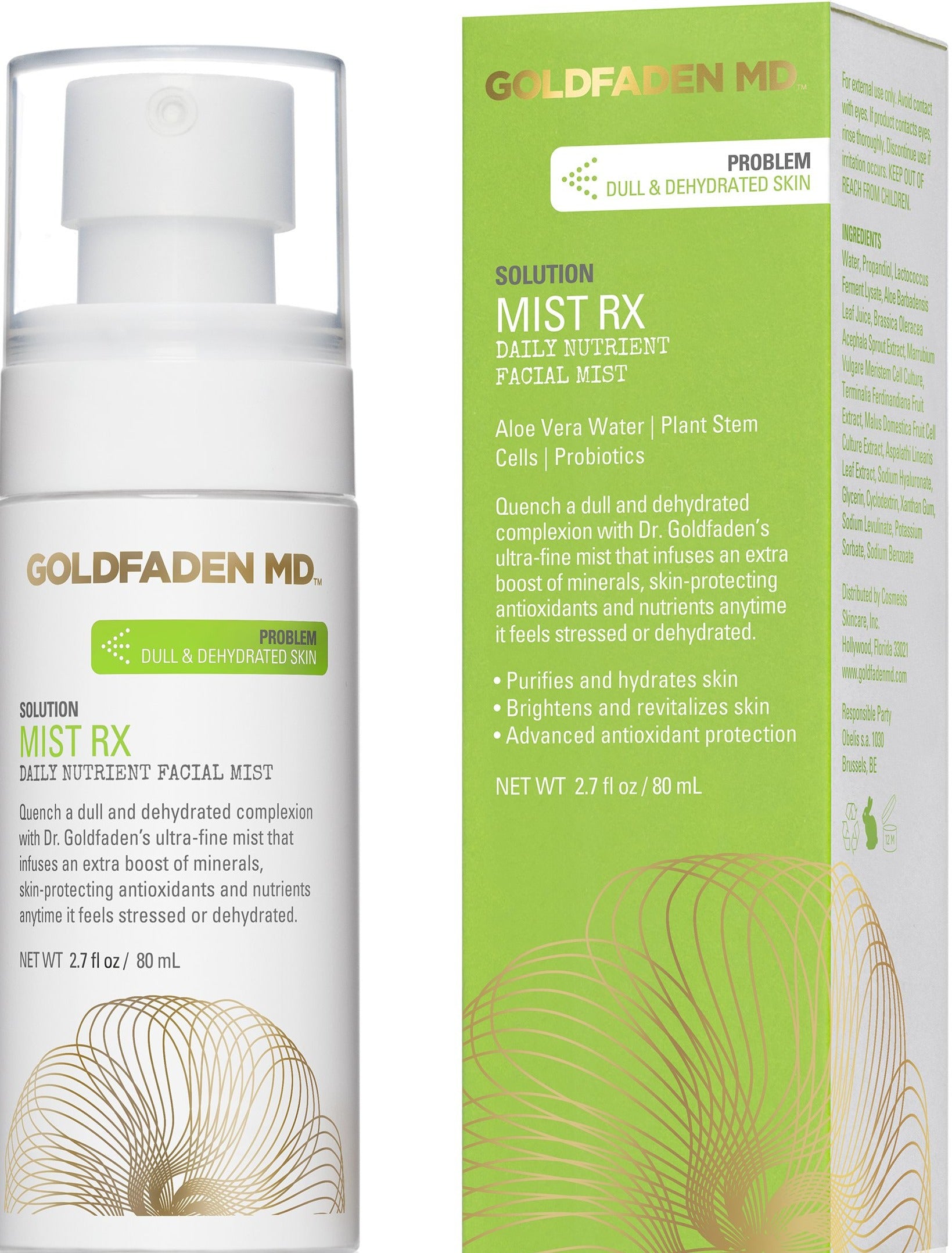MIST RX- Daily Nutrient Facial Mist from GOLDFADEN MD available online on Qiyorro