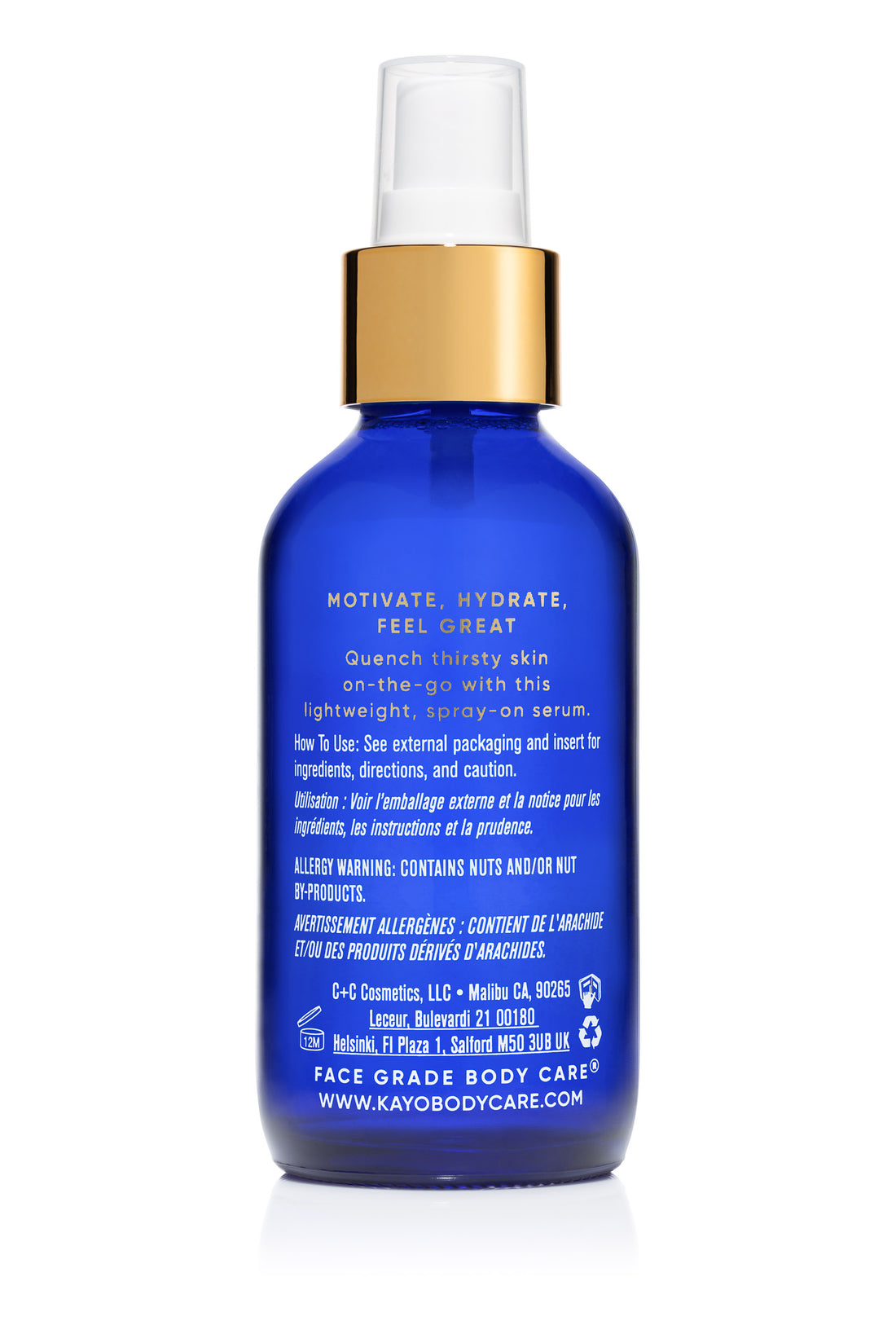 Vital Hydration Serum Mist from Kayo available online on Qiyorro