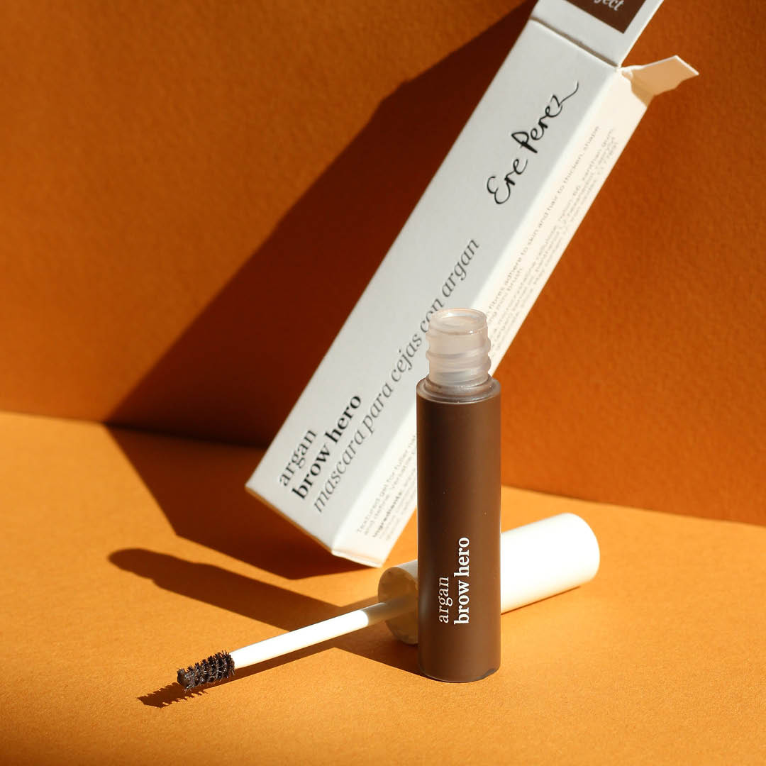 Argan Brow Hero  Lash &amp; Brow Mascara from ERE PEREZ  available online on Qiyorro