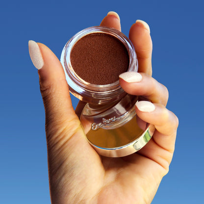 Cacao Bronzing Pot  Bronzer from ERE PEREZ  available online on Qiyorro