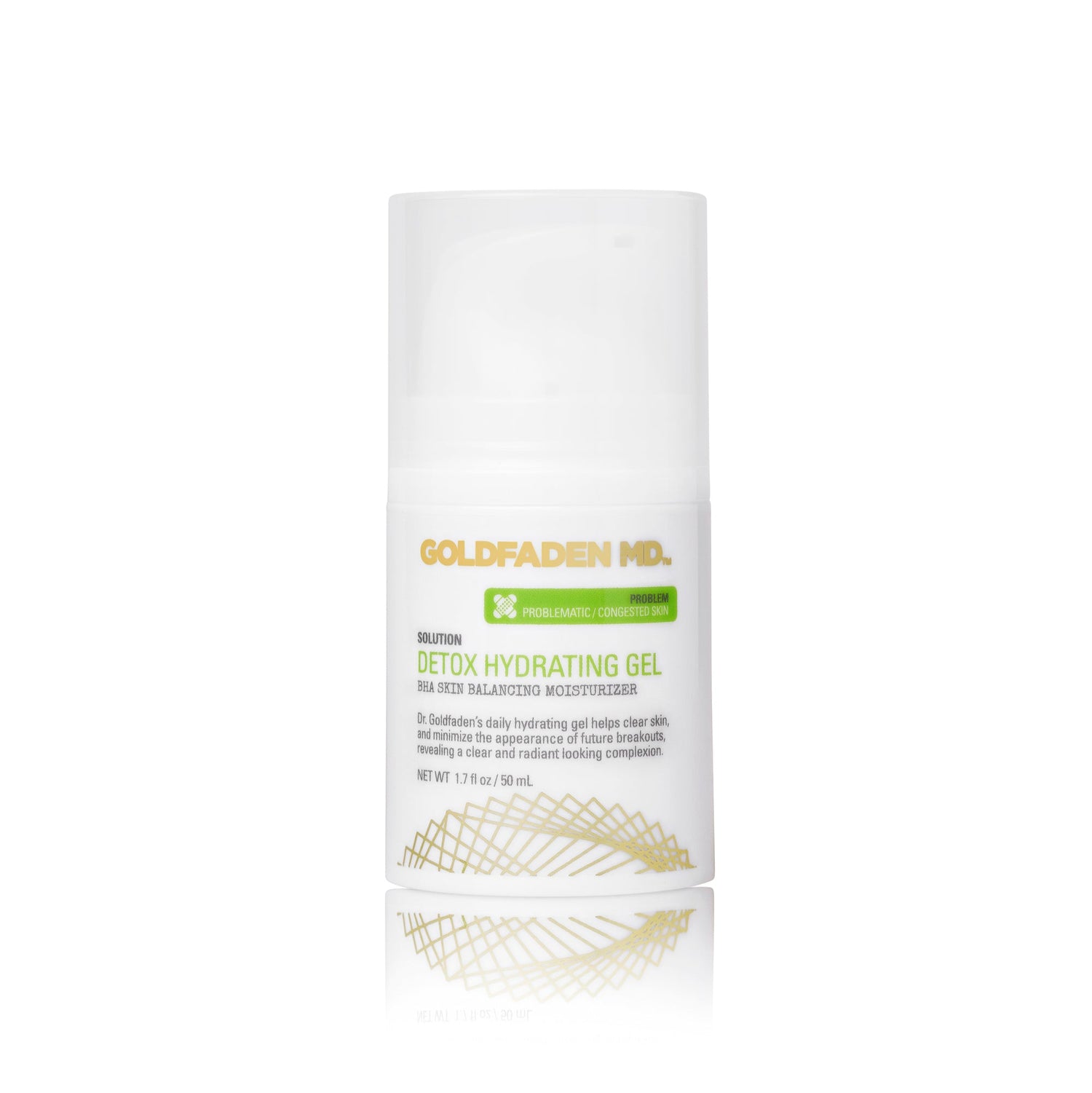 DETOX HYDRATING GEL - BHA Skin Balancing Moisturizer   from GOLDFADEN MD  available online on Qiyorro