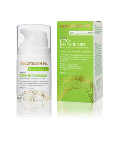 DETOX HYDRATING GEL - BHA Skin Balancing Moisturizer   from GOLDFADEN MD  available online on Qiyorro