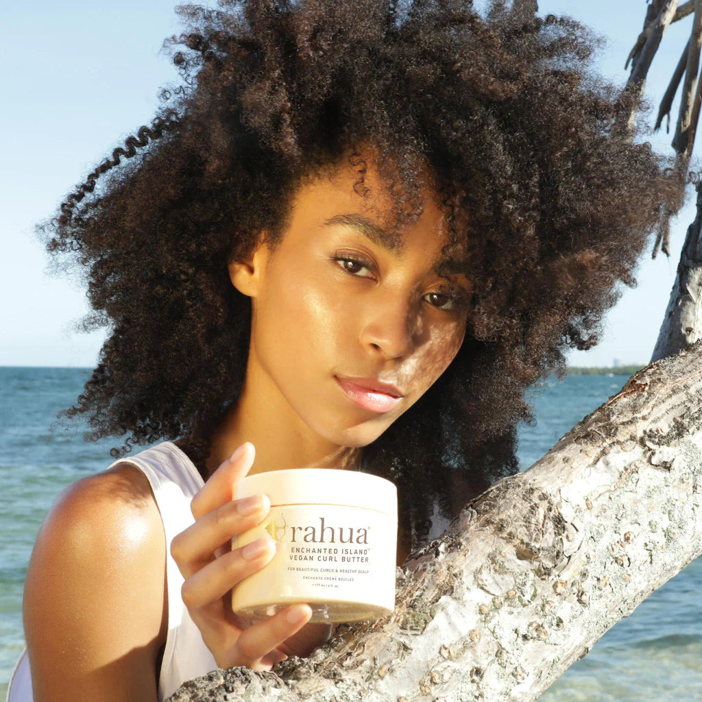 Enchanted Island Vegan Curl Butter  Hair Cream from RAHUA  available online on Qiyorro