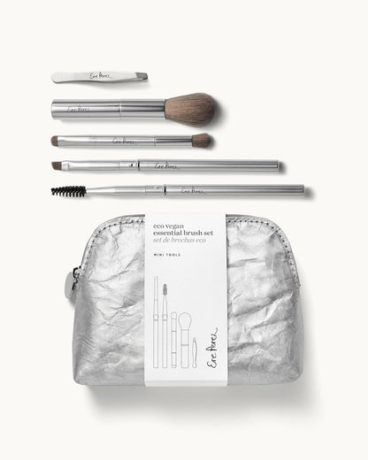 Eco vegan essential brush set