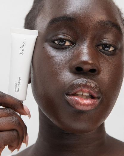 peach gel bronzing drops