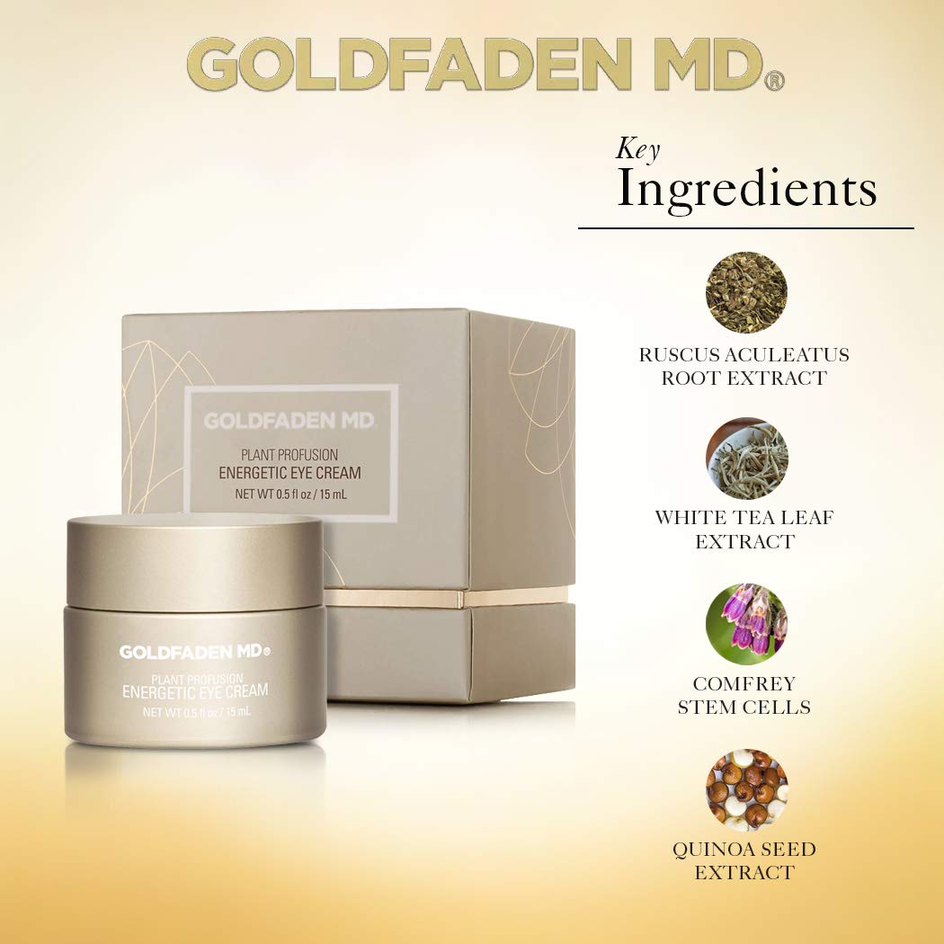 Plant Profusion Energetic Eye Cream Eye Cream from GOLDFADEN MD available online on Qiyorro