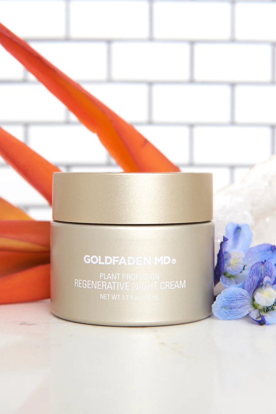 Plant Profusion Night Cream Face Cream from GOLDFADEN MD available online on Qiyorro