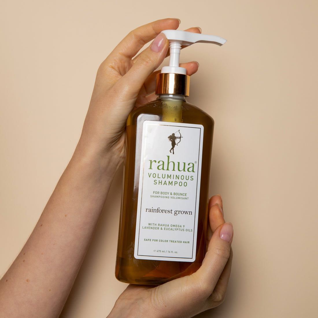 Voluminous shampoo lush Pump 16 oz  Shampoo from RAHUA  available online on Qiyorro