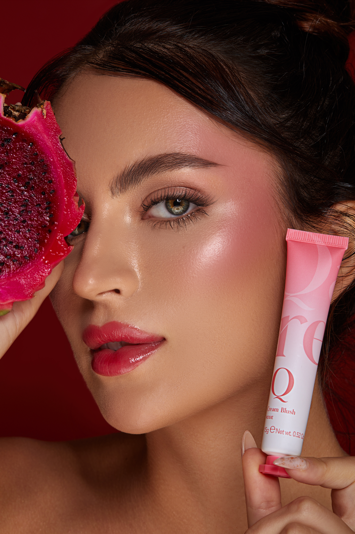 Cream Blush Blushes &amp; Bronzers from qare cosmetics available online on Qiyorro